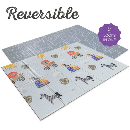 Taf Toys játszószőnyeg - szivacs Szavanna+ Mérföldkő kártyák 150x200cm