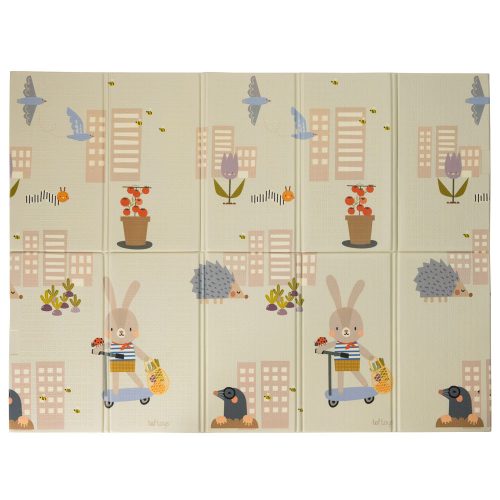 Taf Toys játszószőnyeg szivacs Urban Garden Foam+ Kontrasztos könyv 200x150 cm