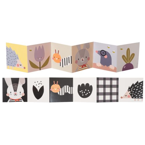 Taf Toys játszószőnyeg szivacs Urban Garden Foam+ Kontrasztos könyv 200x150 cm