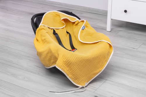 Utazótakaró Sensillo Muszlin- Mustár