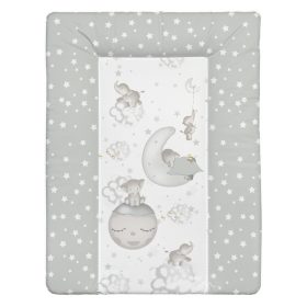 Pelenkázólap Puha Falú 50*70cm- szürke bébi eli