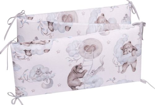 3 részes Minky Babaágynemű, Mackó + Ajándék macipárna