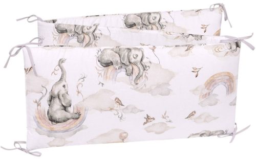 3 részes Minky Babaágynemű, Elefánt + Ajándék macipárna