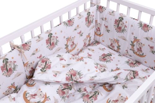 3 része Minky Babaágynemű, Bunny Star+ Ajándék macipárna