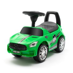   BabyMix Bébitaxi, Zenélő és Világító, Négykerekű Racer Zöld