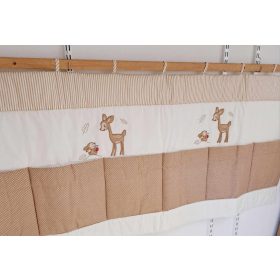 Falvédő Hímzett Zsebes 70x170cm Őzike