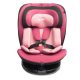 Caretero Mokki I-SIZE, 40-150cm, Isofix, 360Forgatható, Rózsaszín