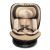 Caretero Mokki I-SIZE, 40-150cm, Isofix, 360Forgatható, Barna