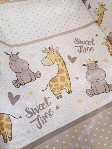 3részes Babaágynemű - Sweet Time Bézs