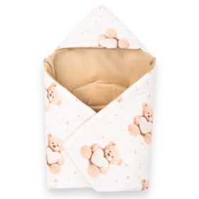 Utazótakaró Bélelt Hordozóba Köthető- Barna Mackó