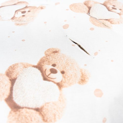 Utazótakaró Bélelt Hordozóba Köthető- Barna Mackó