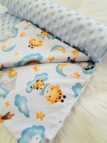 Babatakaró Minky Kék felhős