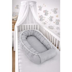 Babafészek Muszlin/duplagéz Szürke