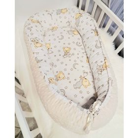 Babafészek Minky- Pamut Csillagos Maci