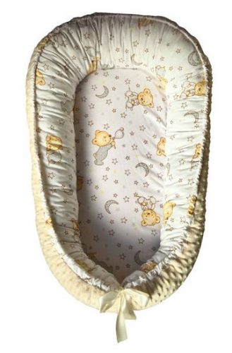 Babafészek Minky- Pamut Csillagos Maci