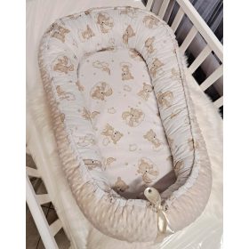 Babafészek Minky- Pamut Szivárvány mackó