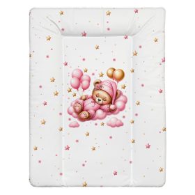  Pelenkázólap  Puha Falú 50*70cm- Csillagos Maci Rózsaszín