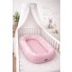 Babafészek Waffle rózsaszín