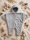 Csillagoverál Babysoft, pamut béléssel, Szafari Szürke