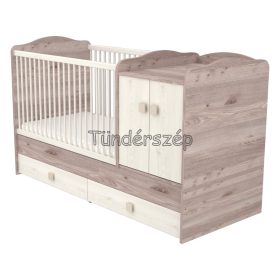 2 Ajtós Maxi Kombinált Kiságy Viki Krém-fűz