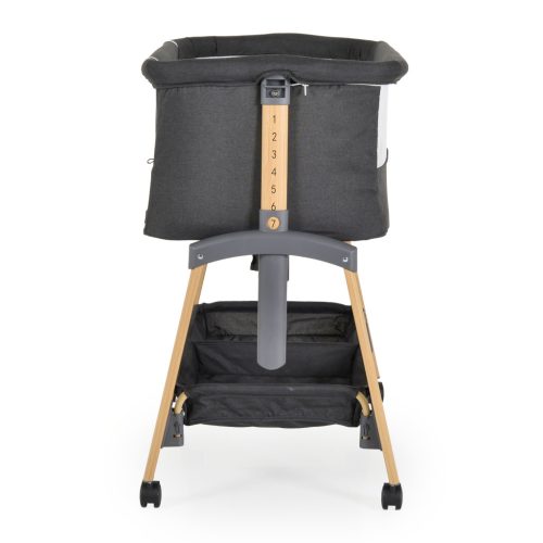 ADORO babaöböl szúnyoghálóval, 7 poz. dönthető, kerekes,+tároló Fekete