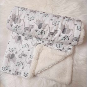 Sherpa Babatakaró Elefánt 75x100cm