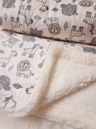 Sherpa Babatakaró Oroszlános 75x100cm