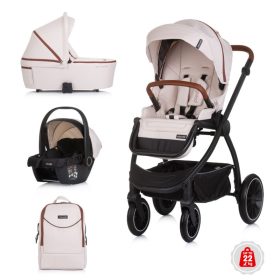   Chipolino Prestige 3az1-ben multifunkciós babakocsi - Biscotta
