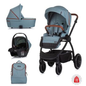 Chipolino Prestige 3az1-ben multifunkciós babakocsi - Basil