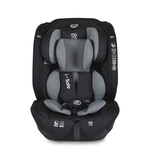 ISAFE autósülés ISIZE és ISOFIX ülésemelővé alakítható 76-150cm SZÜRKE 
