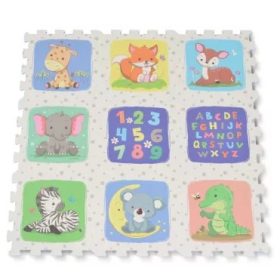   Moni Habtapi 9db-os puzzle játszószőnyeg (96x96cm) - Szafari