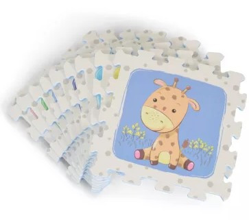 Moni Habtapi 9db-os puzzle játszószőnyeg (96x96cm) - Szafari