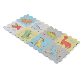   Moni Habtapi 8db-os puzzle játszószőnyeg (120x60cm) - Dinoszauruszos 