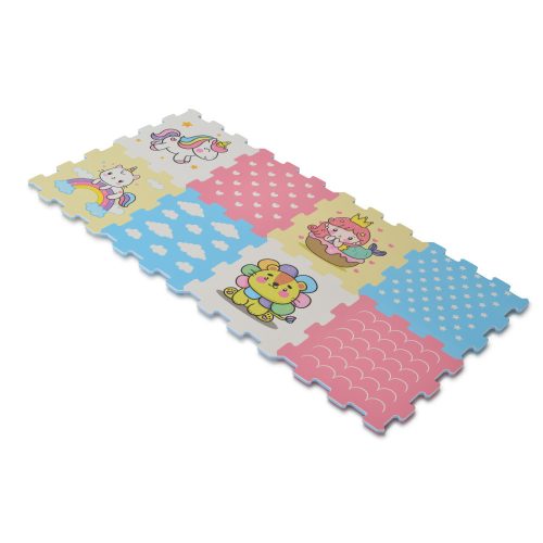 Moni Habtapi 8db-os puzzle játszószőnyeg (120x60cm) - Unicornis