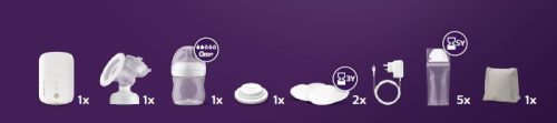 Philips AVENT Elektromos mellszívó, tölthető SCF396/31