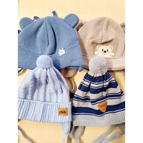 Vékony pamuttal bélelt Kötött Sapka 40-42