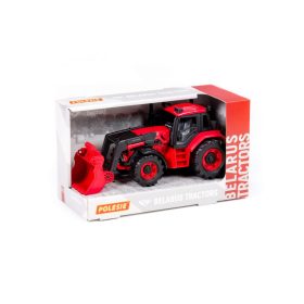 Polesie 91864 tolólapátos traktor PIROS