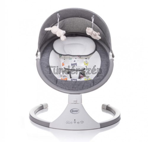 4Baby ROCK' N RELAX elektromos hinta távirányítóval - Szürke