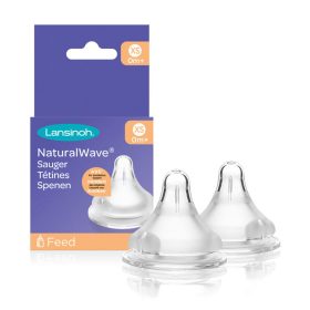   Lansinoh Etetőcumi NaturalWave® természetes hullámvonalú, lassú folyású, XS