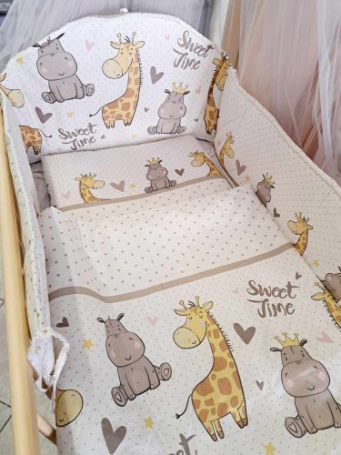 4 részes Babaszoba szett Sweet Time bézs