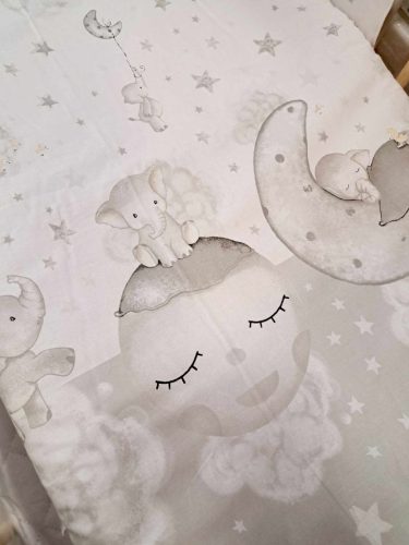 5 részes Babaszoba szett szürke bébi elefánt