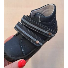 Maus Bőrcipő Kék Csíkos 24