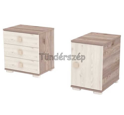 3:1 Multi Kombinált Kiságy,70*120cm, viki Krém-fűz
