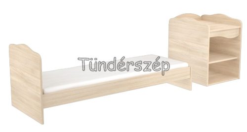 Nyitott Kombinált Kiságy Borostyán 60x120cm, NIKI
