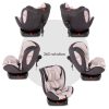 Lorelli Nebula Isofix, 360 Forgatható. 0-36kg autósülés Grey