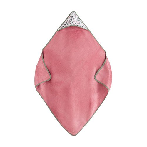 PETITE&MARS Bambusz törölköző kapucnival, 3db-os pelenka és szundikendő! Pink Meadow