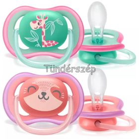 Avent játszócumi ultra air 2db-os, 18+hó Zsiráf