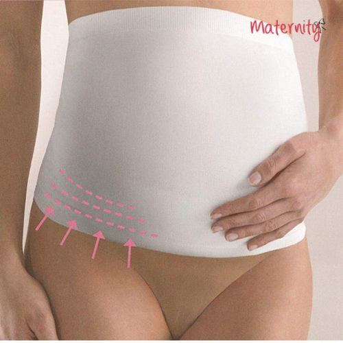 Bellissima Maternity M008 seamless hastartó pánt - Fehér M/L
