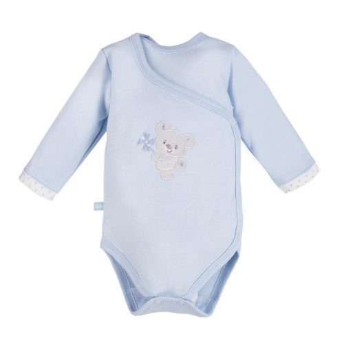 Body Lapolós Newborn -Kék Maci 50