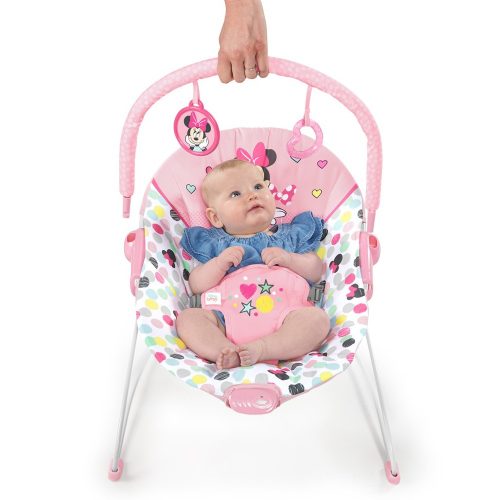 Bright Starts Disney Baby Rezgő pihenőszék Minnie Mouse Spotty Dotty